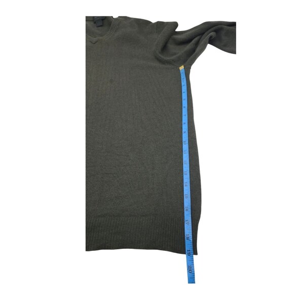 Marshall Fields Sweater Men LT Green Cashmere Preppy Grandpa Core Minimalist - Picture 8 of 10